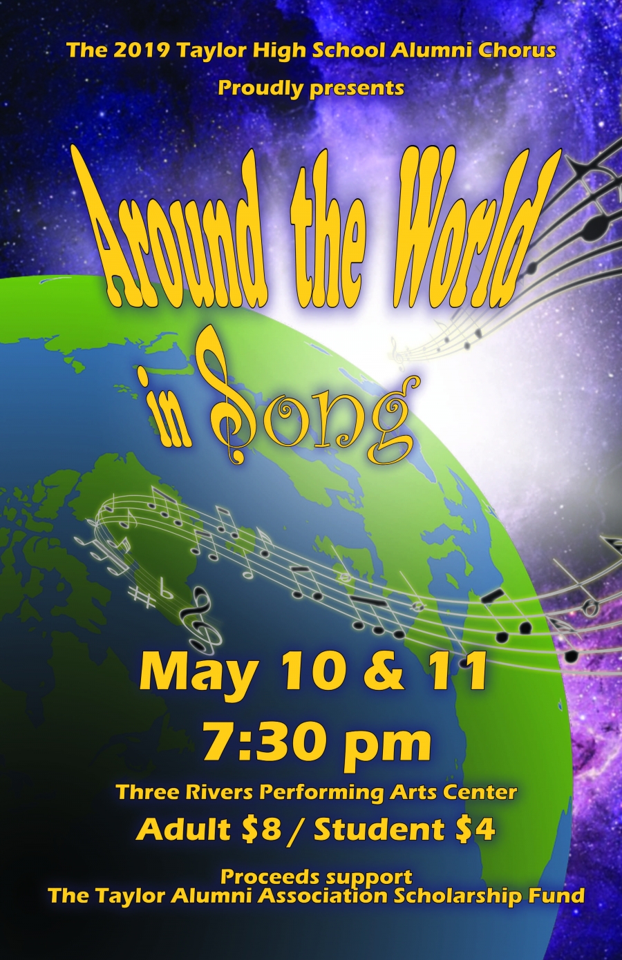 Alumni choir concert for May 2019.